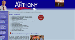 Desktop Screenshot of bobanthony.com